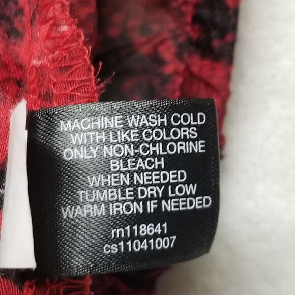 Lane Bryant 22 Top Blouse Balloon Sleeve Sheer Keyhole Whimsigoth Gothic Witchy - Picture 8 of 9